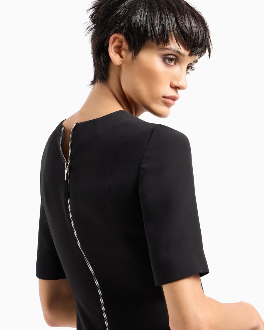 The world of armani ABITO A TUBINO IN SETA In Vendita
