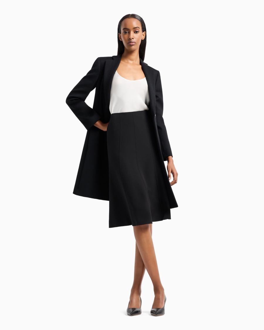 The world of armani TOP IN CHARMEUSE DI SETA Vendite Flash