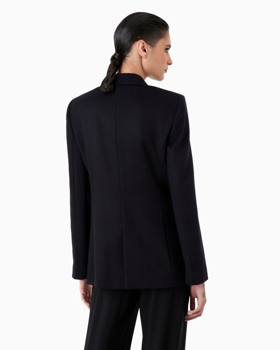 The world of armani GIACCA DOPPIOPETTO IN LANA VERGINE E CASHMERE 2025