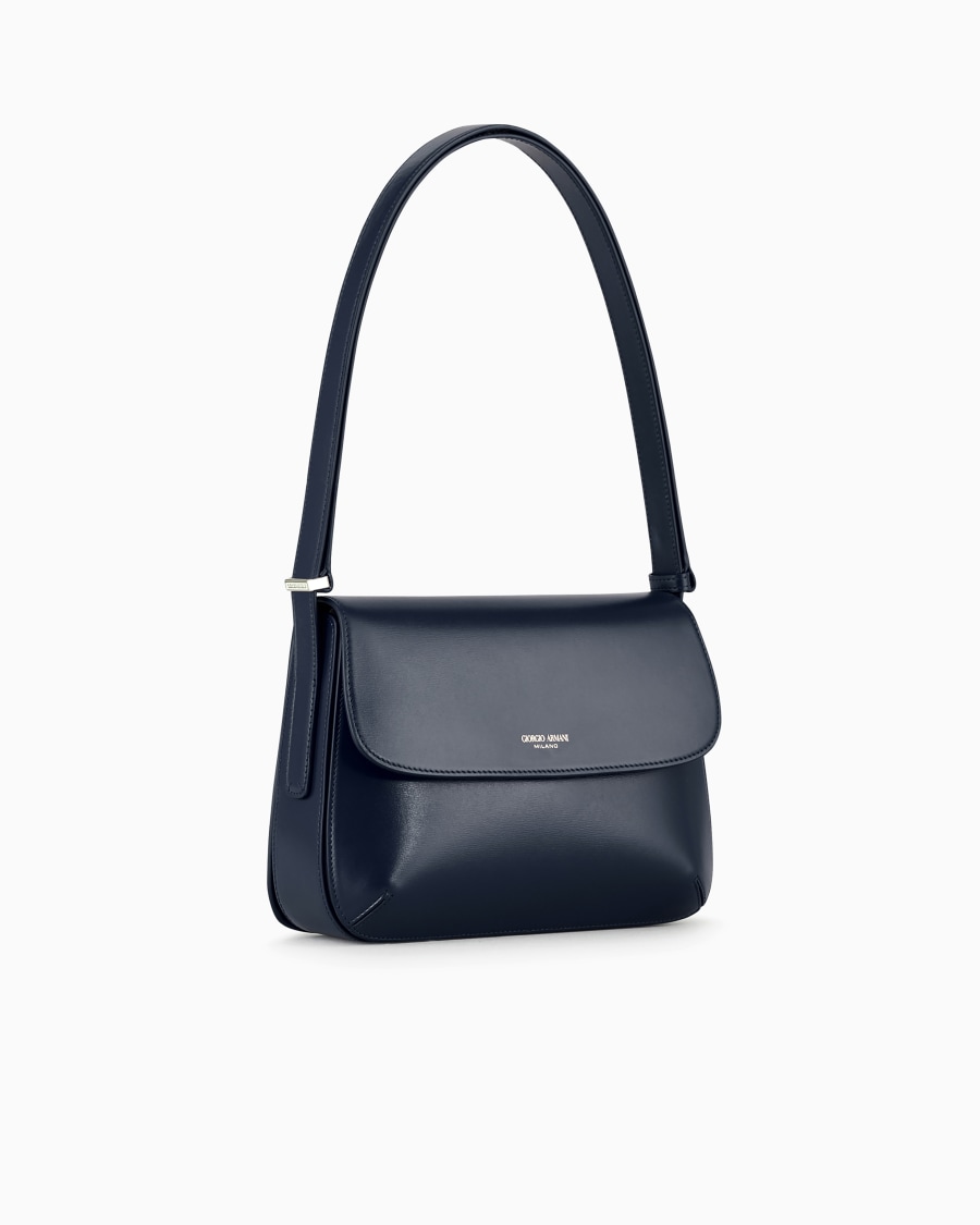 The world of armani BORSA MEDIA LA PRIMA IN PELLE PALMELLATA Nuovo
