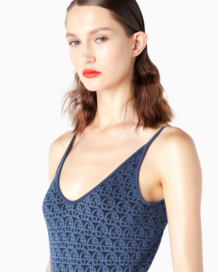 The world of armani BODY IN TESSUTO JACQUARD MONOGRAM Fornitura limitata