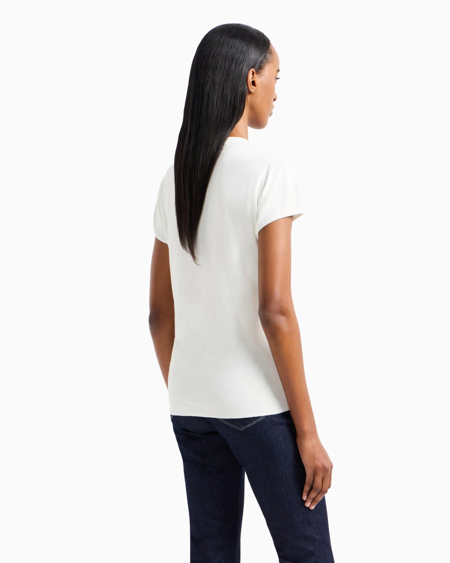 The world of armani TOP CON SCOLLO A V Acquista Ora