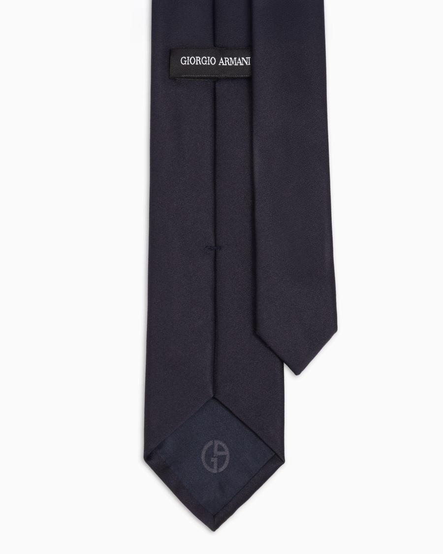 The world of armani CRAVATTA IN PURA SETA Affare Del Giorno
