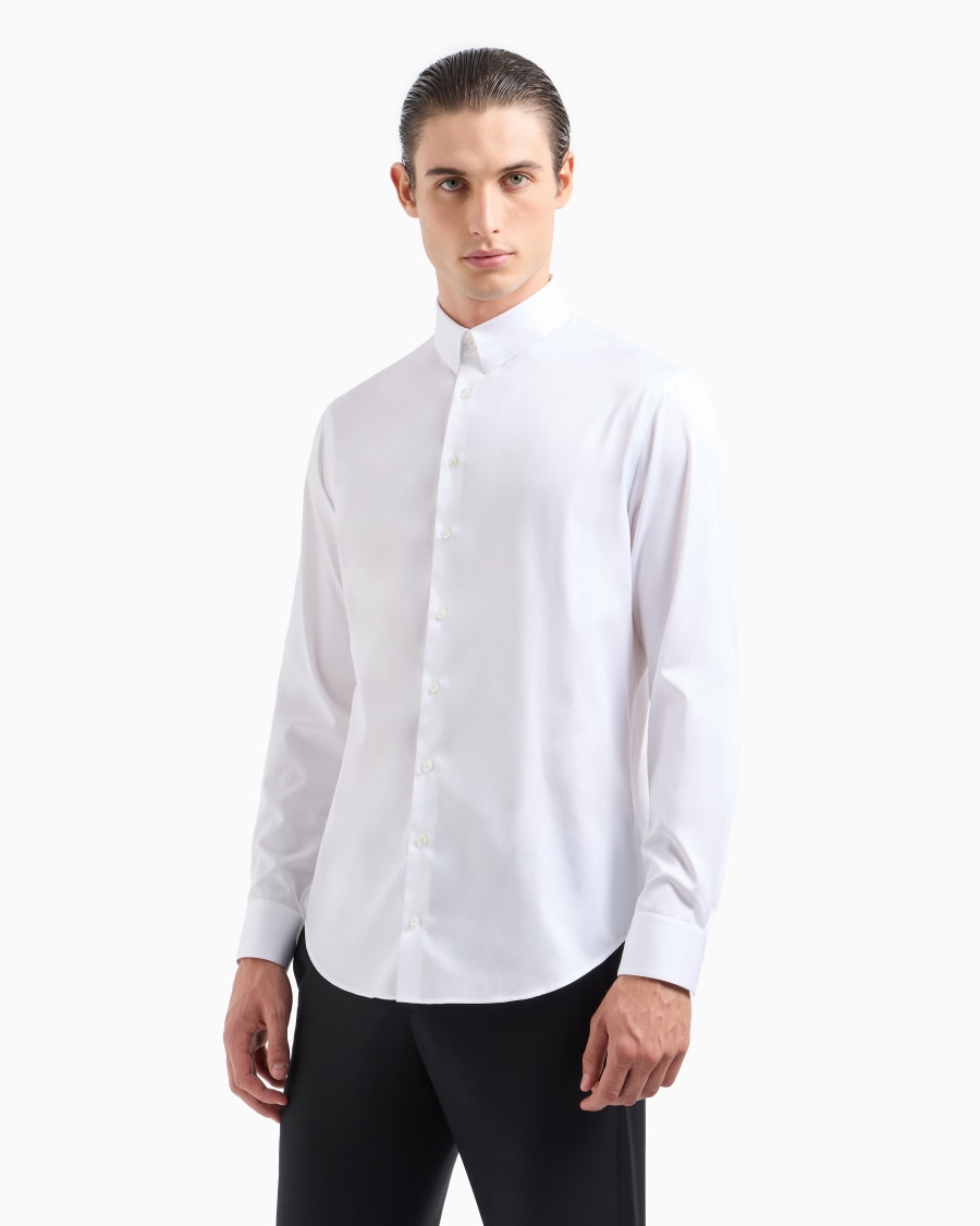 The world of armani CAMICIA IN TWILL DI COTONE Convenienza