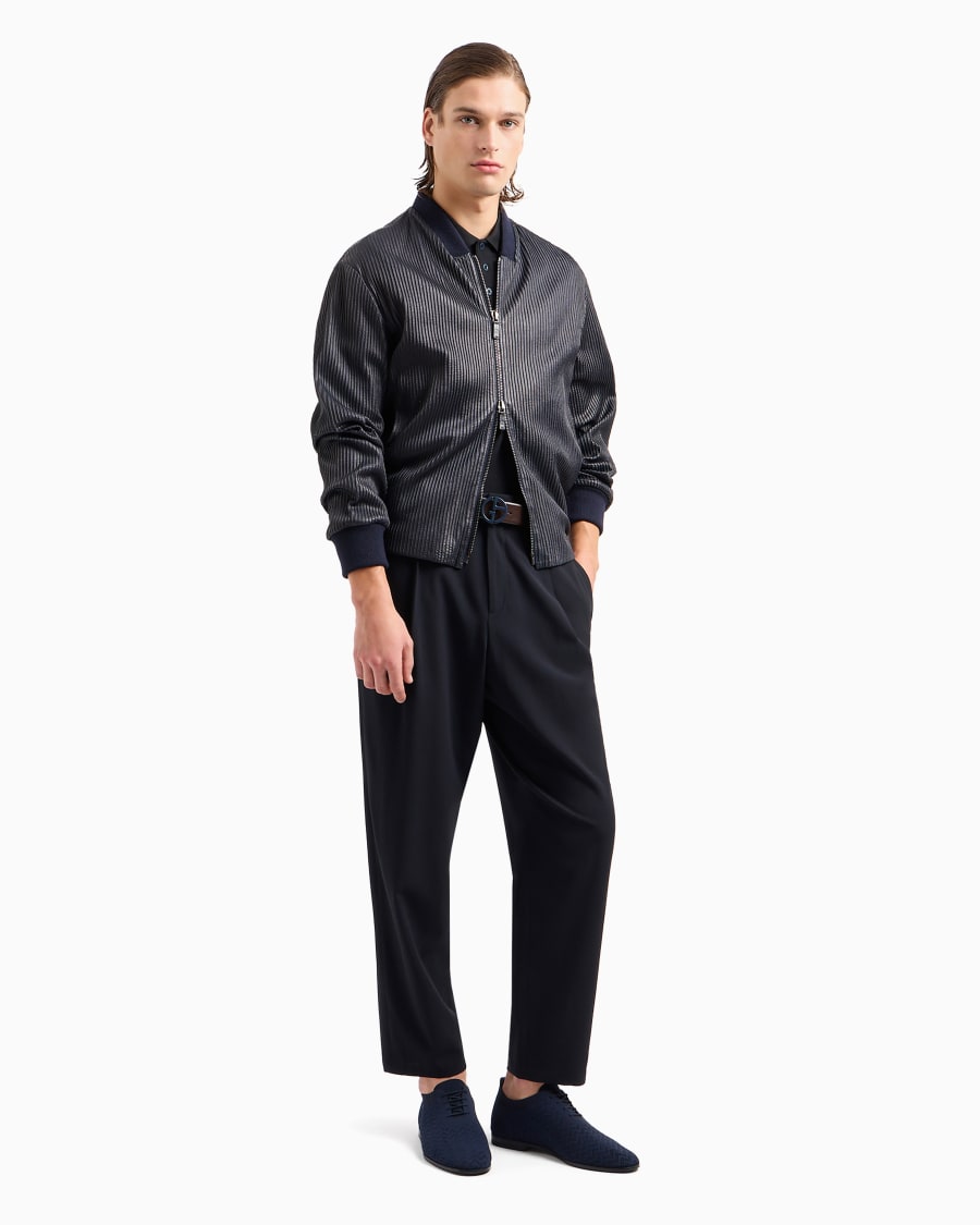 The world of armani POLO IN PIQUET DI COTONE FILO DI SCOZIA Economico