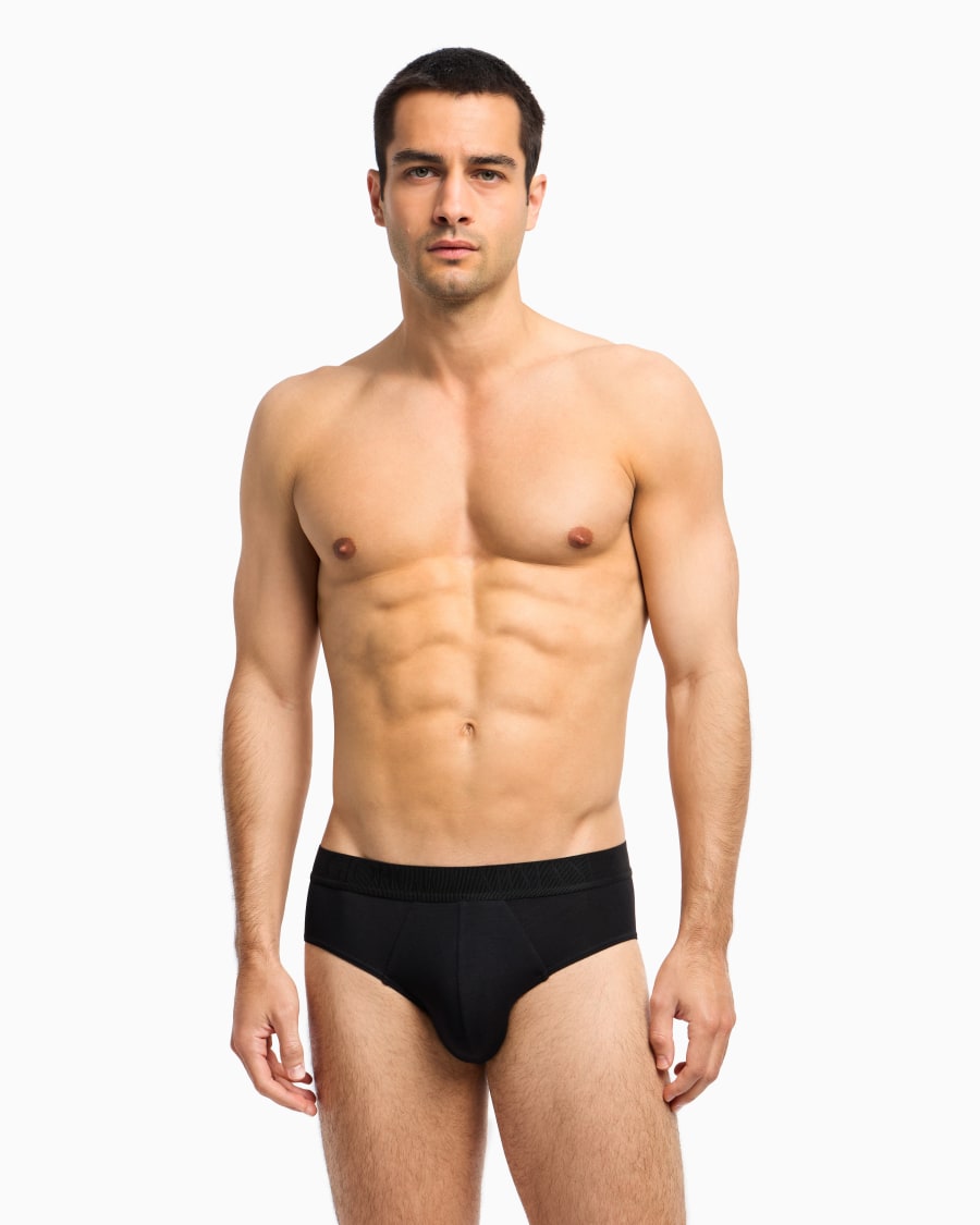 The world of armani SLIP IN JERSEY STRETCH CON BANDA LOGATA Saldi Di Fabbrica