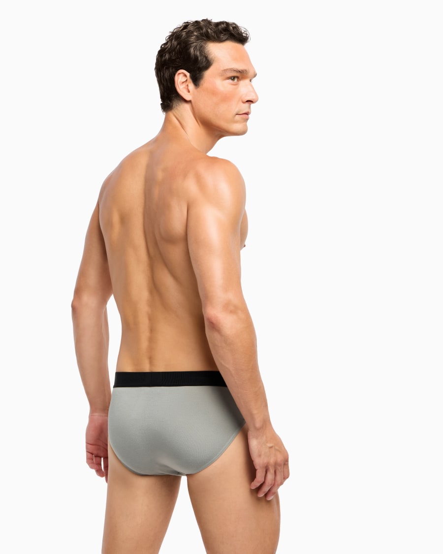 The world of armani SLIP IN JERSEY STRETCH CON BANDA LOGATA Vendite Flash