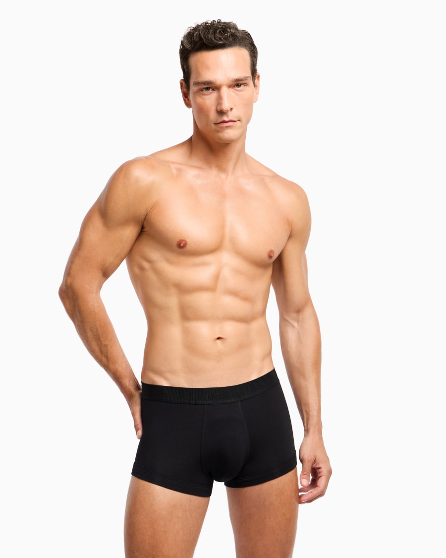 The world of armani PACK TRE BOXER IN JERSEY STRETCH Italia