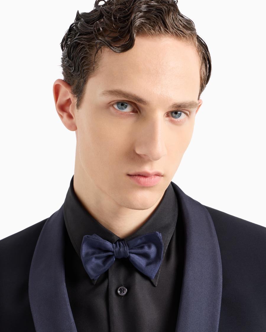The world of armani PAPILLON ANNODATO IN PURA SETA Vendita