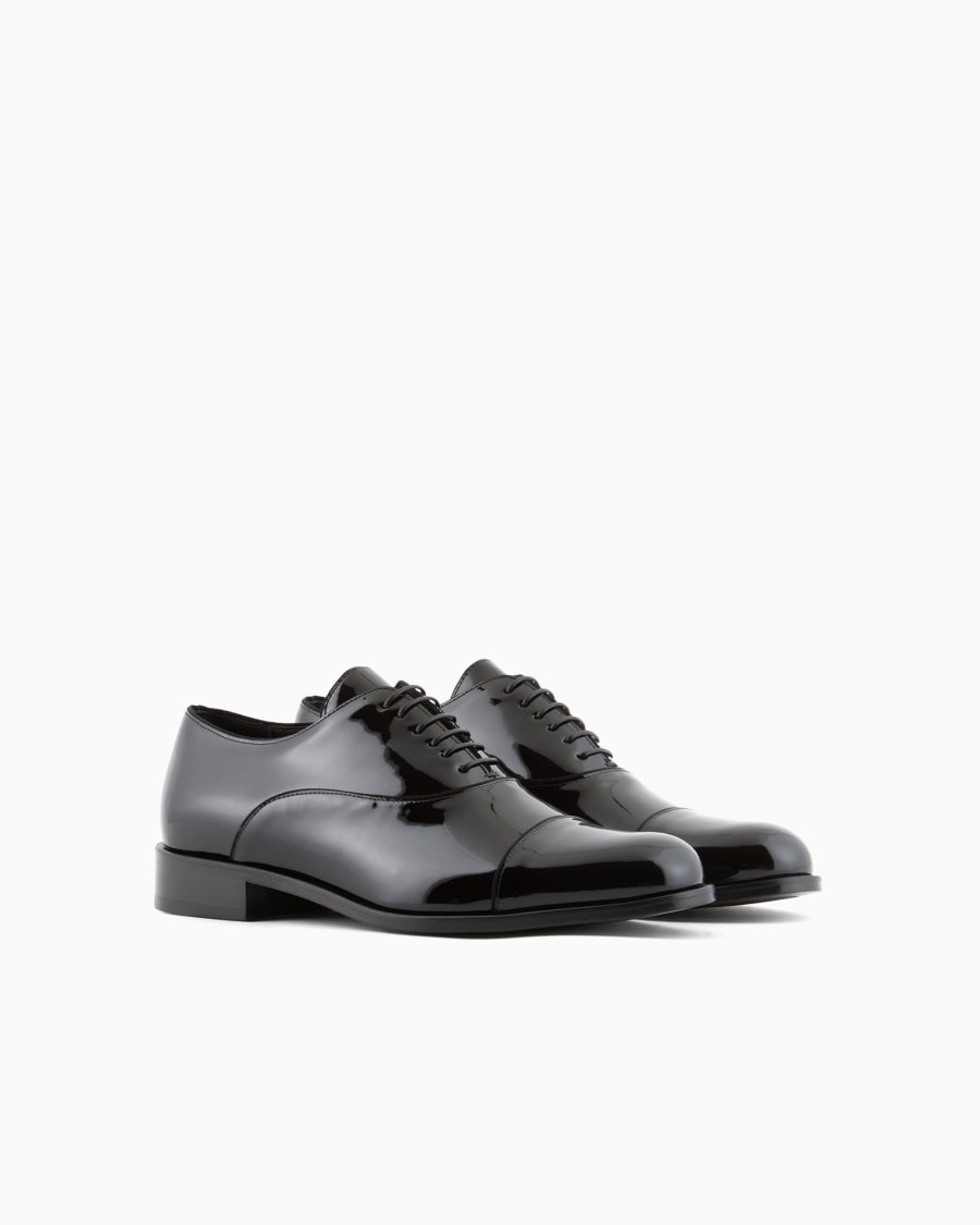 The world of armani OXFORD IN VERNICE Spedizione Gratuita