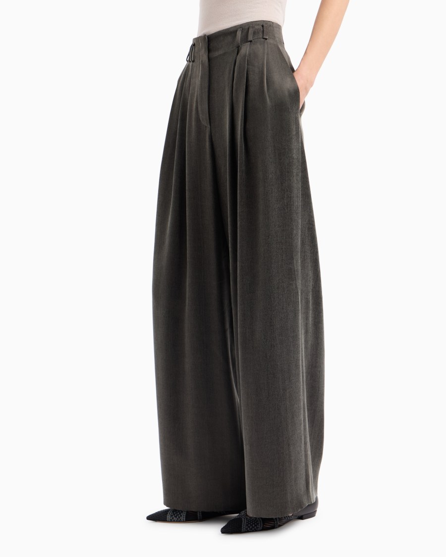 The world of armani PANTALONI PALAZZO Convenienza