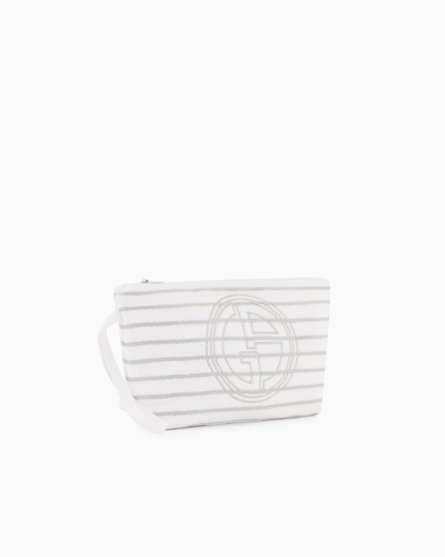 The world of armani POCHETTE IN SPUGNA DI COTONE Offerte
