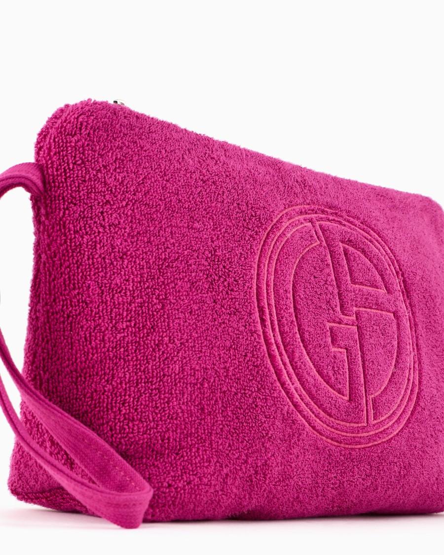 The world of armani POCHETTE IN SPUGNA DI COTONE Moda