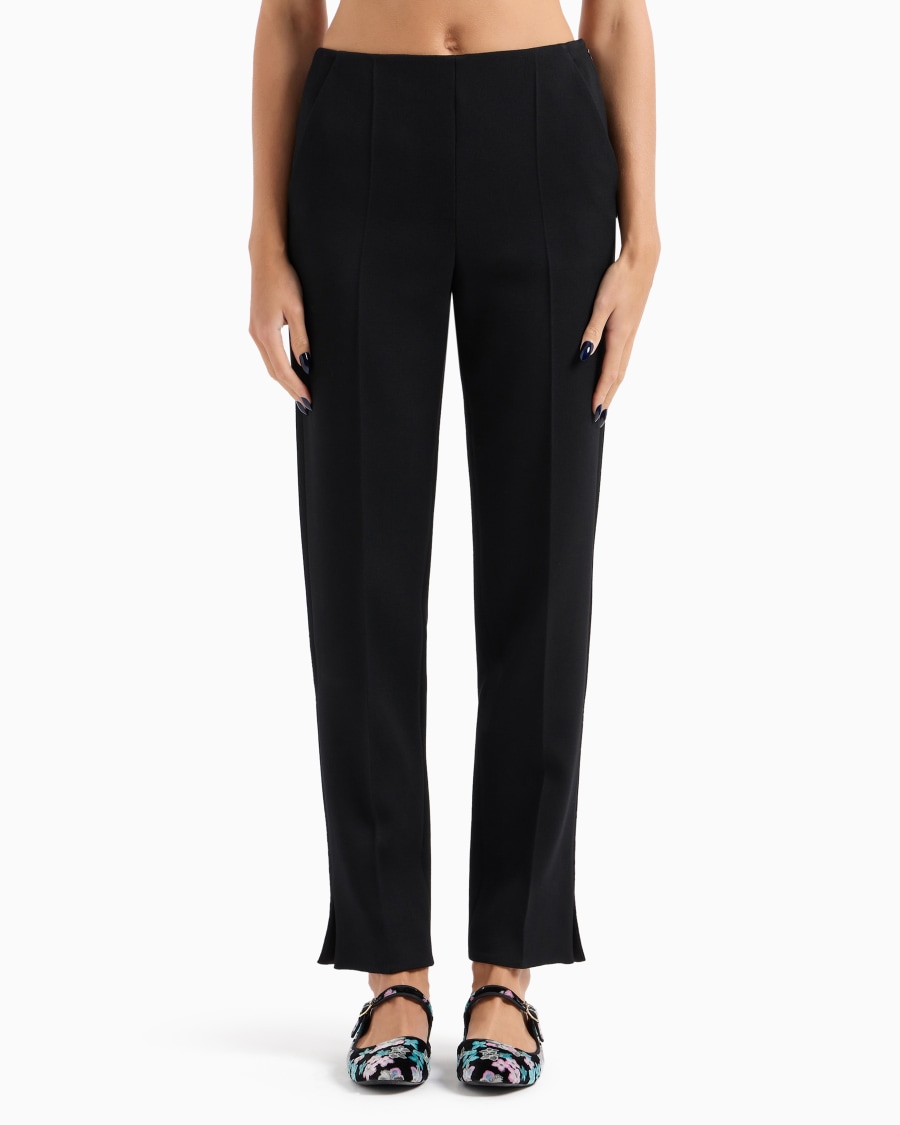 The world of armani PANTALONI DRITTI IN LANA VERGINE STRETCH Italia