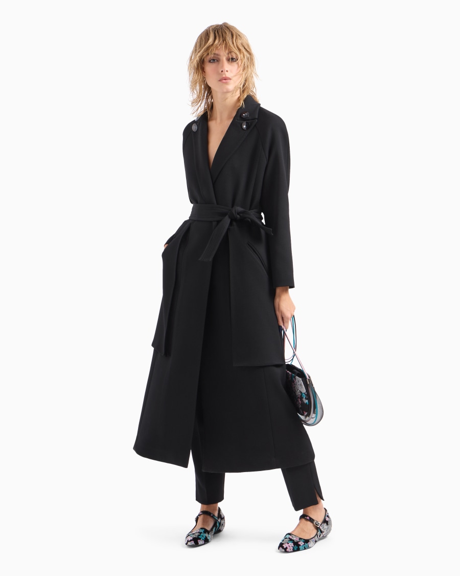 The world of armani PANTALONI DRITTI IN LANA VERGINE STRETCH Italia