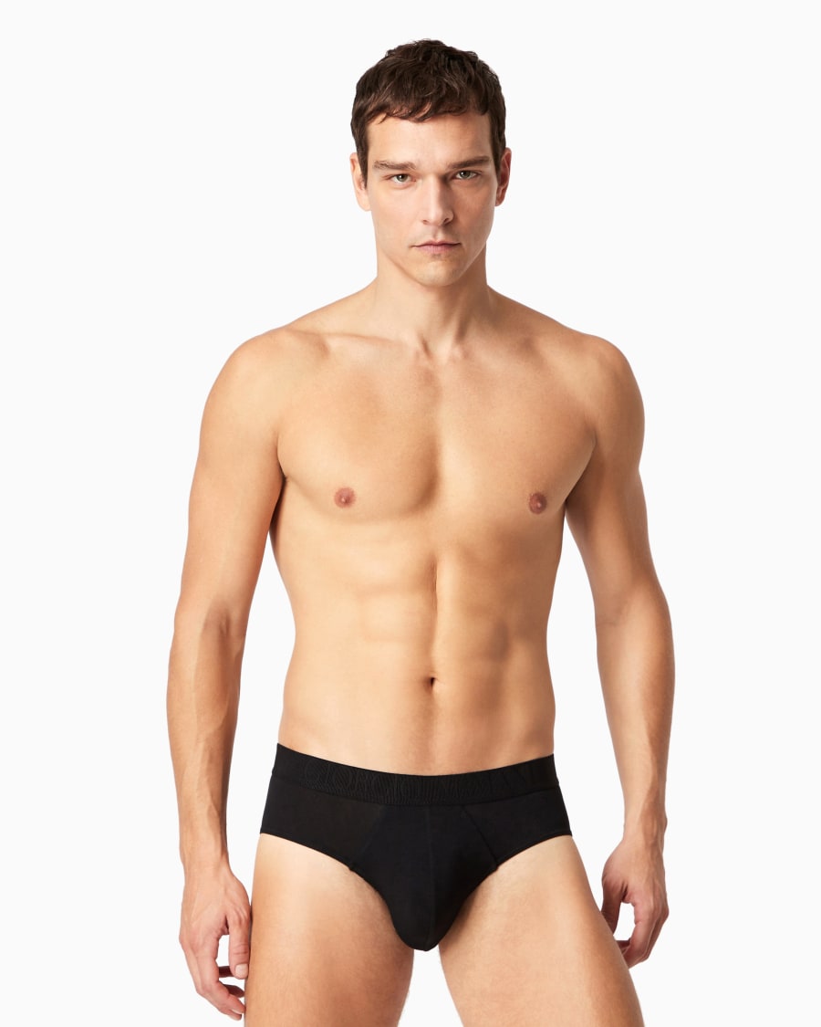 The world of armani PACK TRE SLIP IN JERSEY STRETCH Nuovo