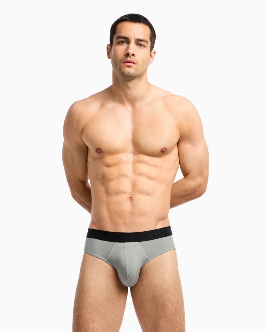 The world of armani PACK TRE SLIP IN JERSEY STRETCH Promozione