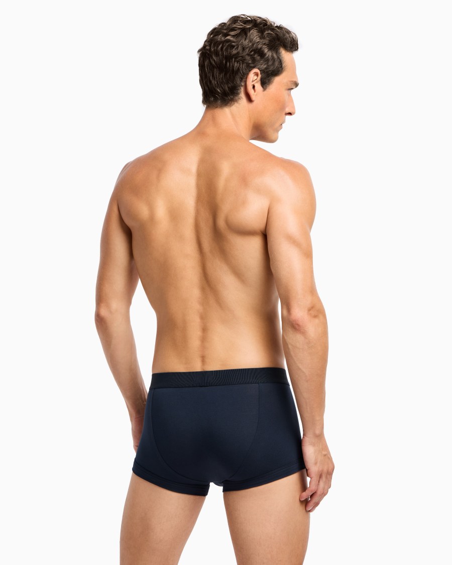 The world of armani BOXER IN JERSEY STRETCH CON BANDA LOGATA Affare Del Giorno