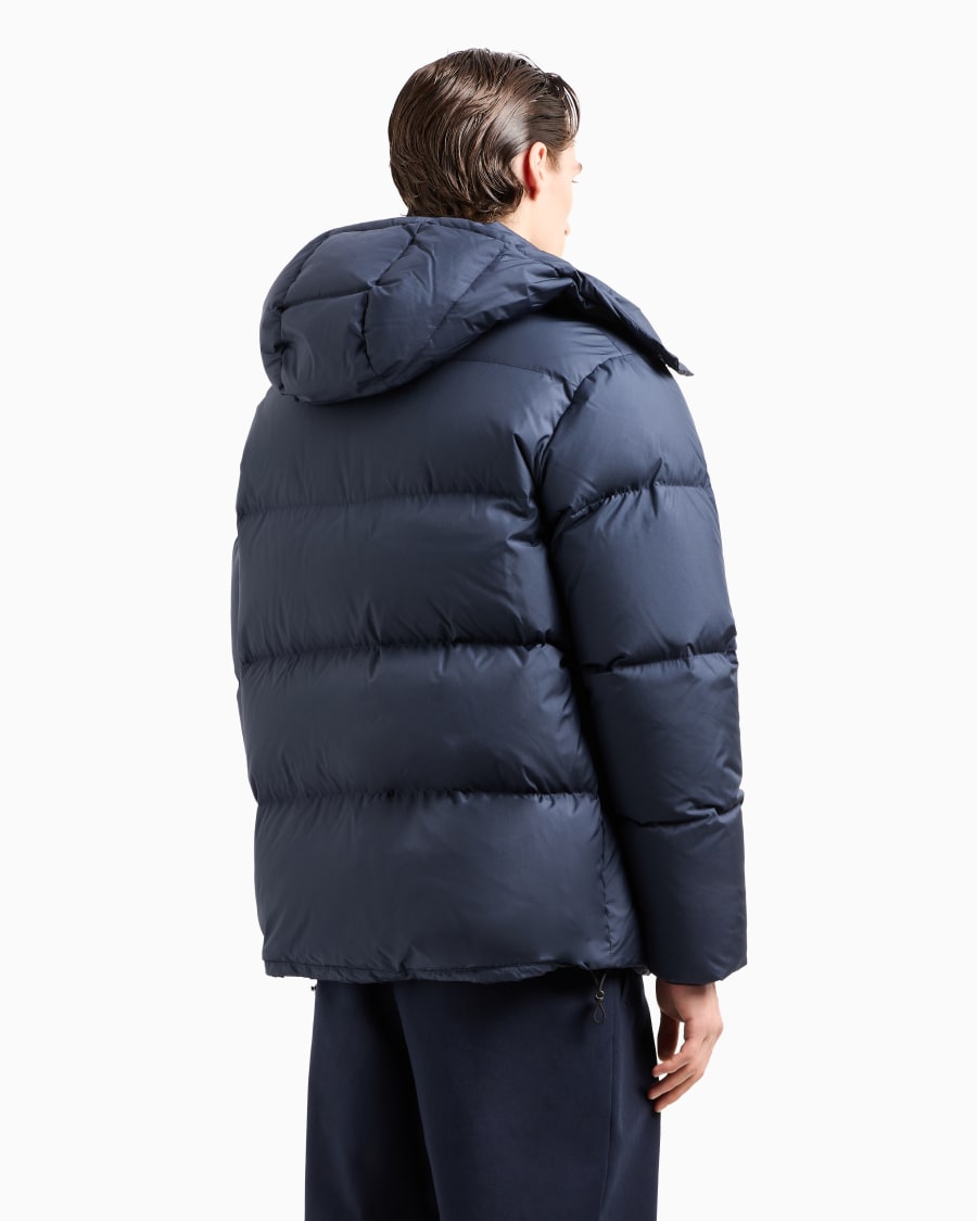 The world of armani BOMBER CON CAPPUCCIO IMBOTTITO IN PIUMA D'OCA ASV Prezzo Ridotto