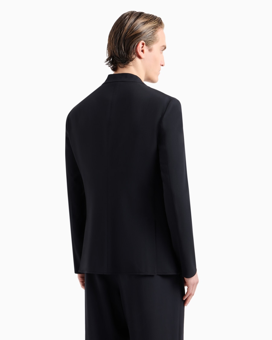 The world of armani GIACCA MONOPETTO IN LANA VERGINE In Vendita