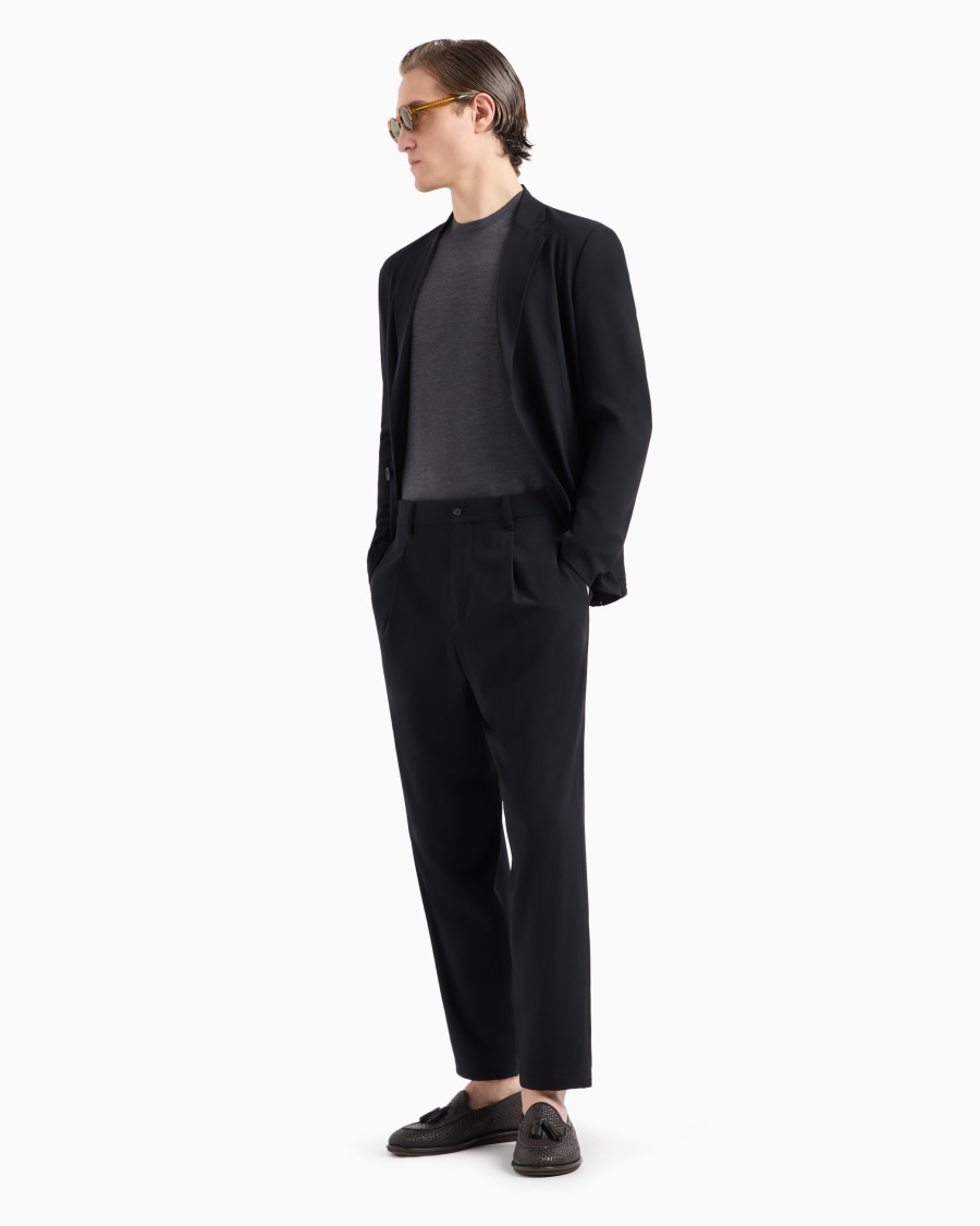 The world of armani GIACCA MONOPETTO IN LANA VERGINE In Vendita