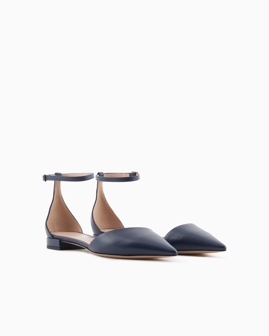 The world of armani BALLERINE CON CINTURINO IN PELLE Cyber Monday