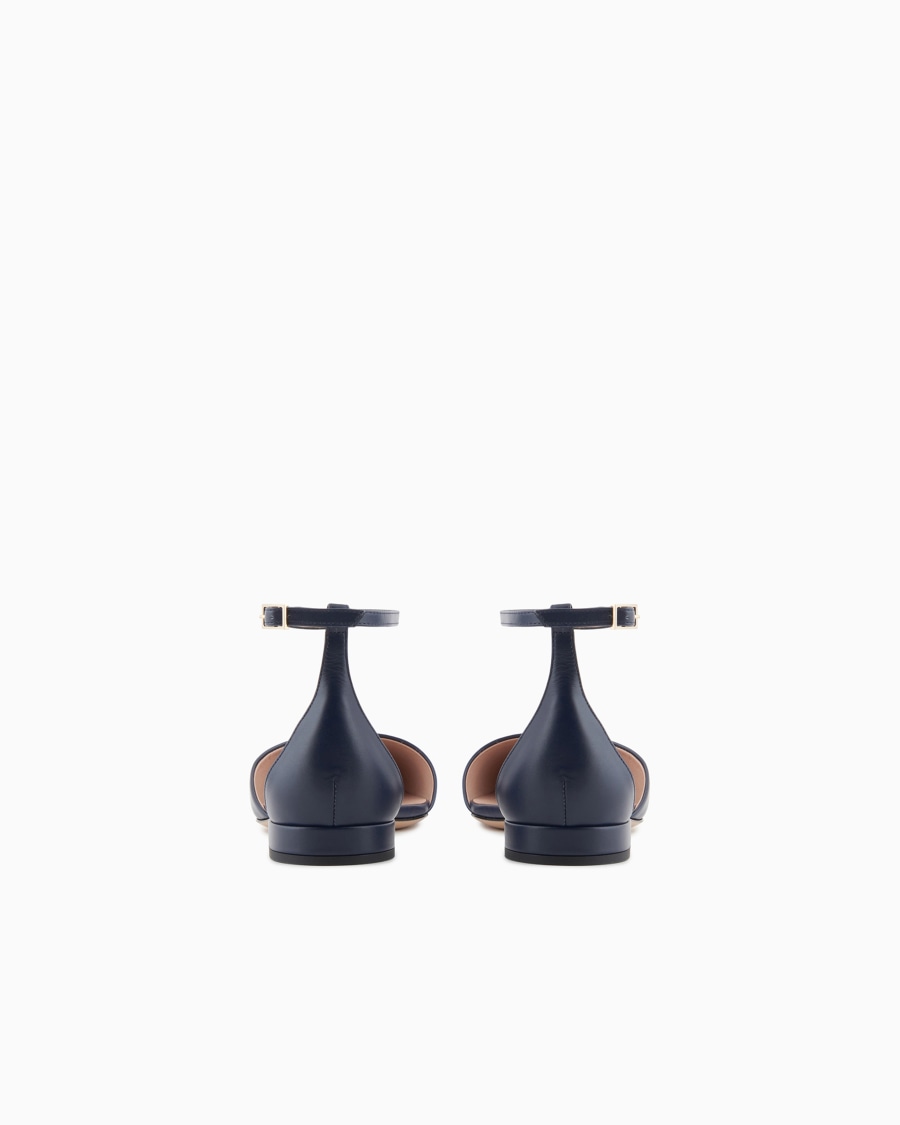 The world of armani BALLERINE CON CINTURINO IN PELLE Cyber Monday