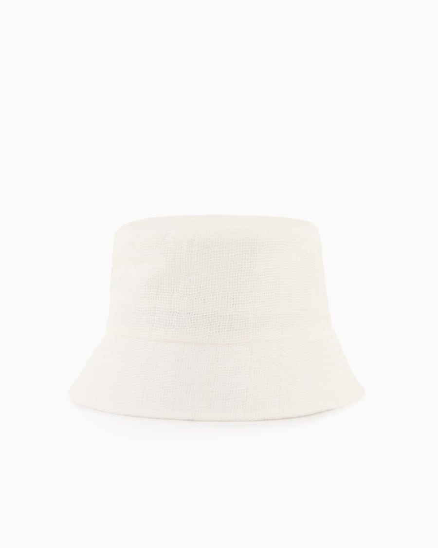 The world of armani CAPPELLO CLOCHE IN MISTO LINO Promozione