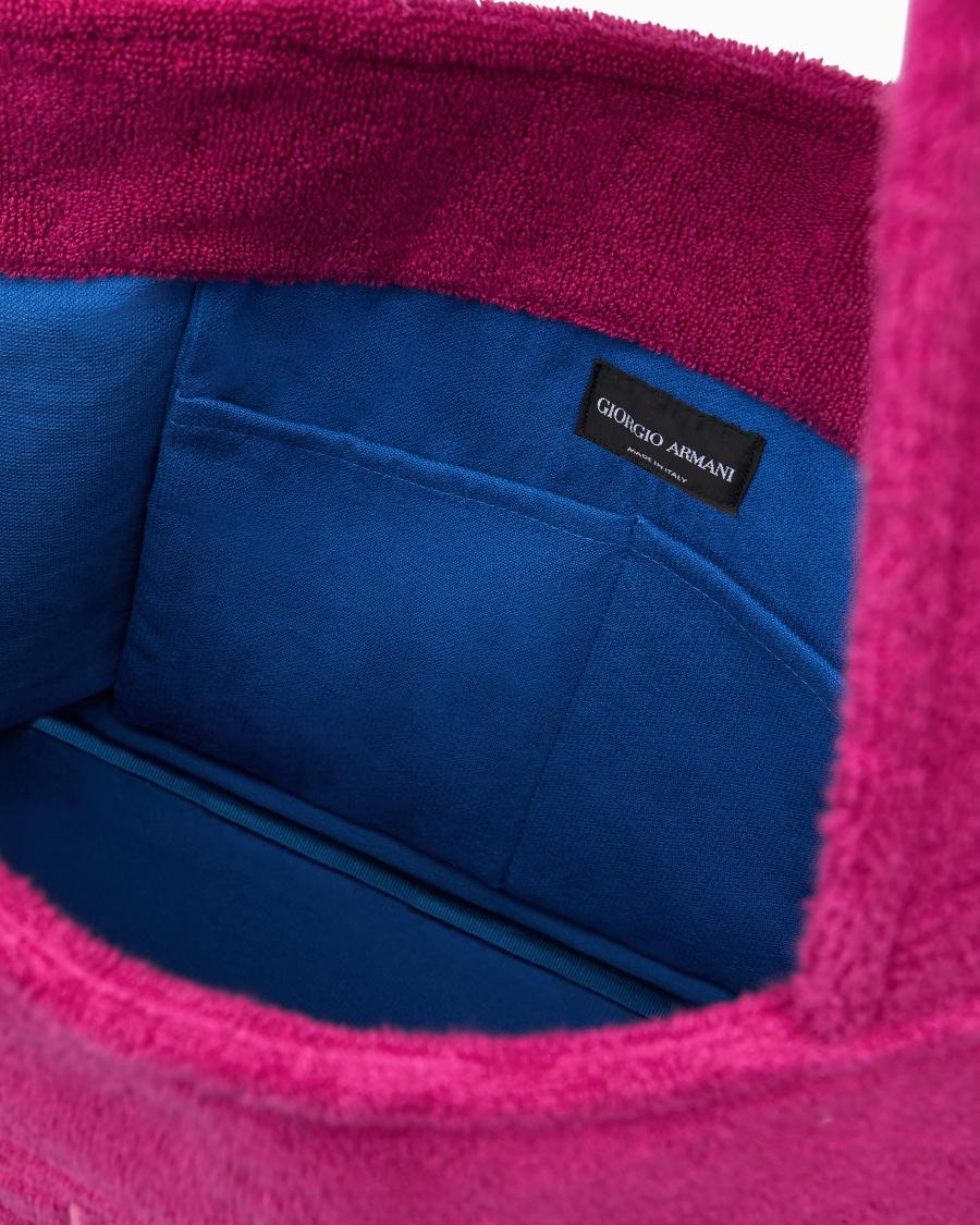 The world of armani BORSA DA MARE IN SPUGNA DI COTONE Promozione Limitata