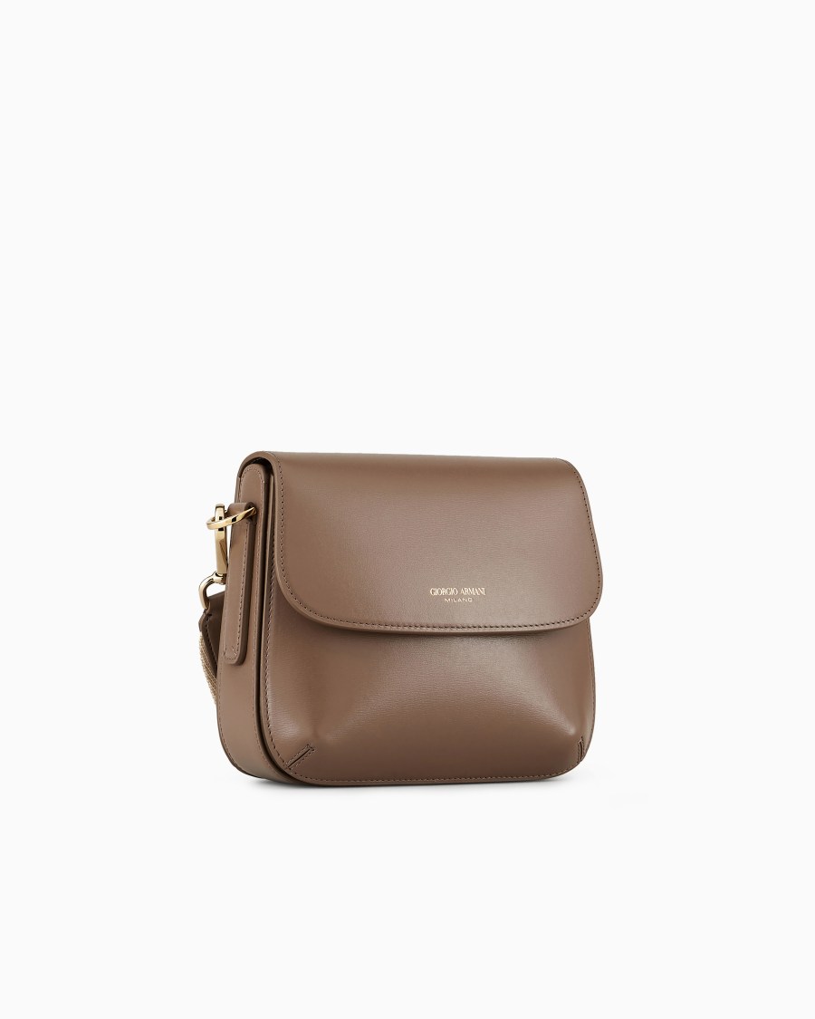 The world of armani BORSA LA PRIMA IN PELLE PALMELLATA CON TRACOLLA A NASTRO Novità