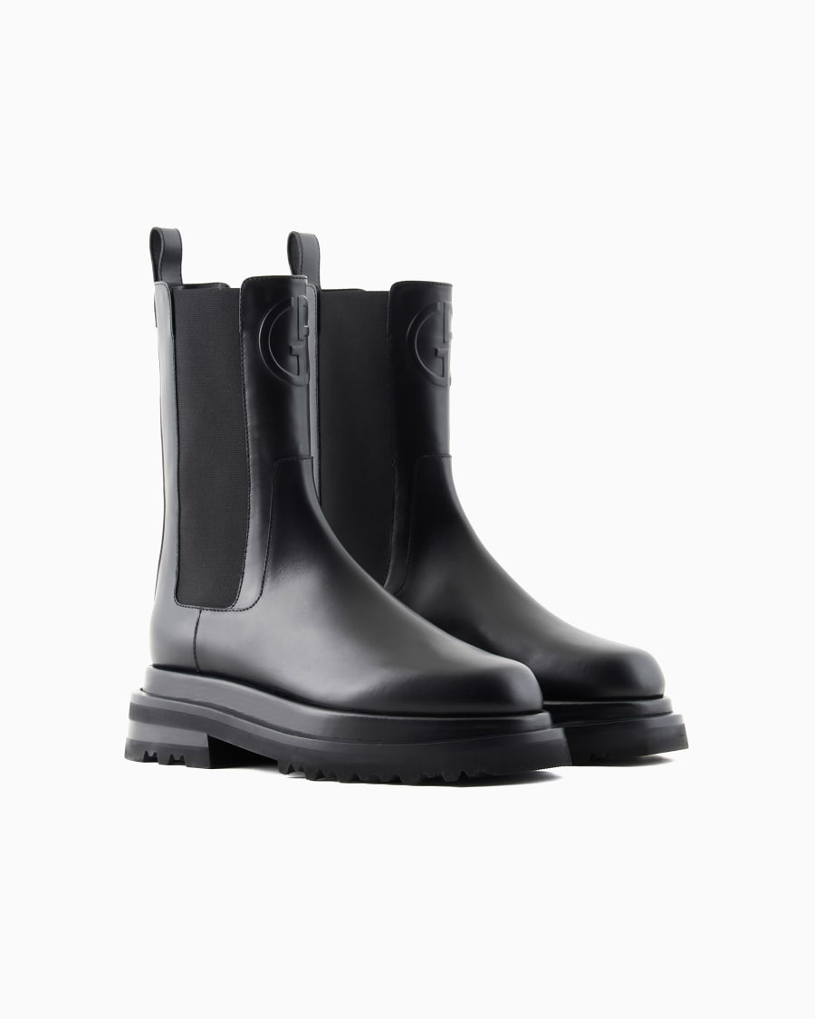 The world of armani STIVALETTI CON SUOLA CHUNKY Sconto