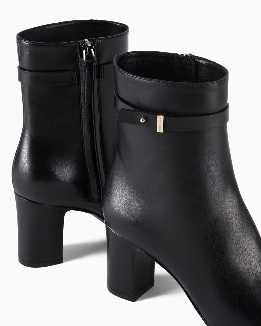 The world of armani STIVALETTI CON TACCO IN NAPPA Offerta