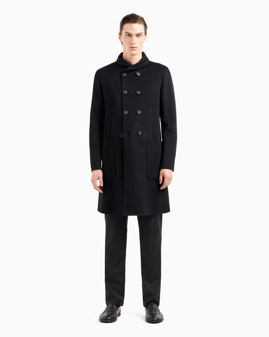The world of armani CAPPOTTO DOPPIOPETTO ICON IN PANNO DOUBLE DI CASHMERE Offerte