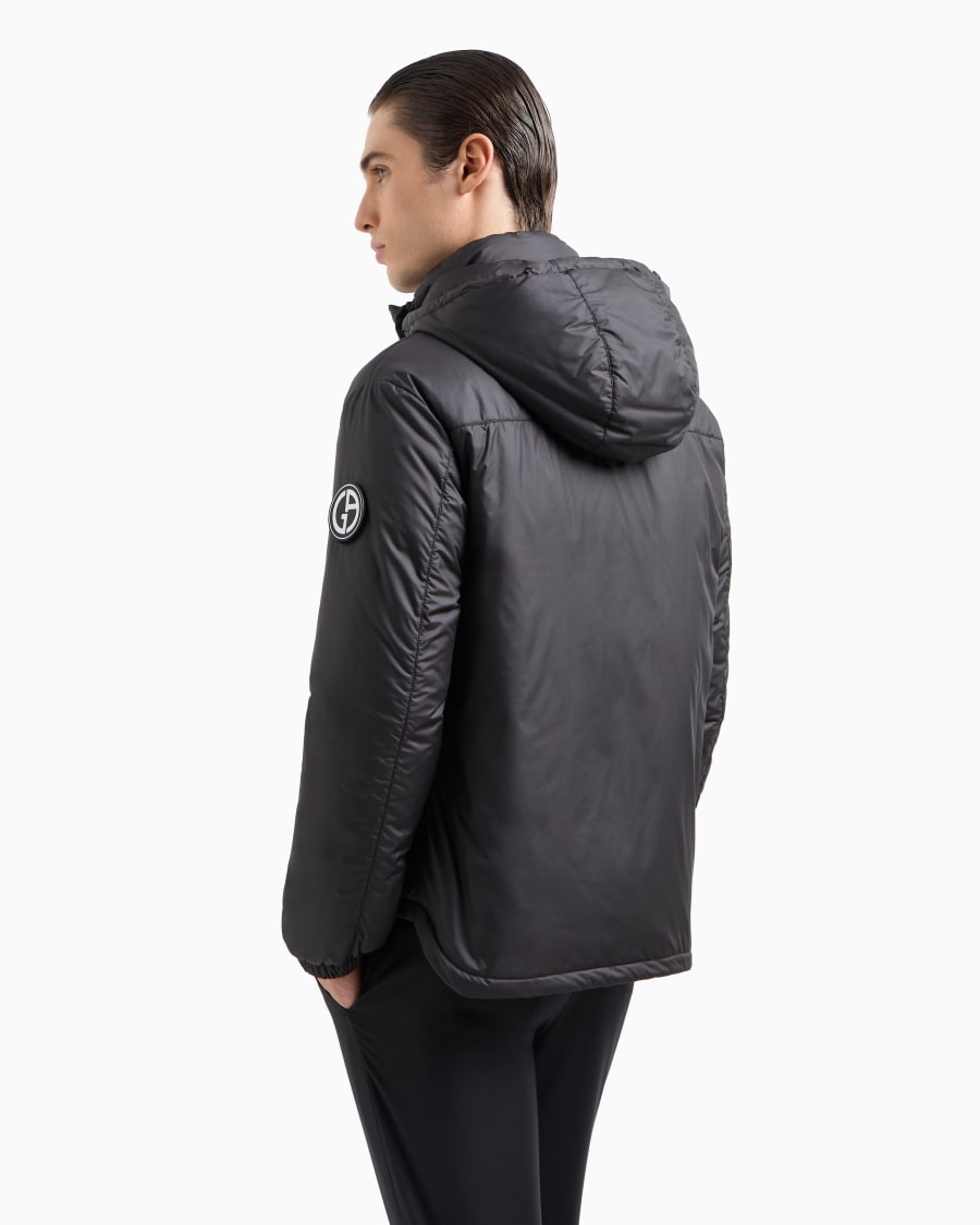 The world of armani BLOUSON CON CAPPUCCIO IMBOTTITO IN PIUMA D'OCA ASV Hotsell