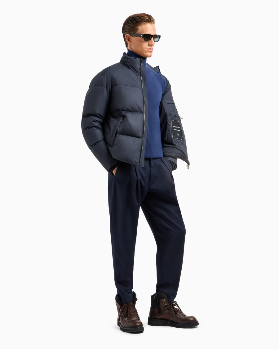 The world of armani BOMBER IMBOTTITO IN PIUMA D'OCA Nuovo