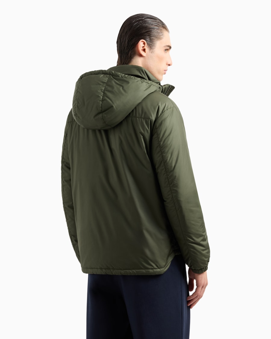 The world of armani BLOUSON CON CAPPUCCIO IMBOTTITO IN PIUMA D'OCA ASV Black Friday Prezzi