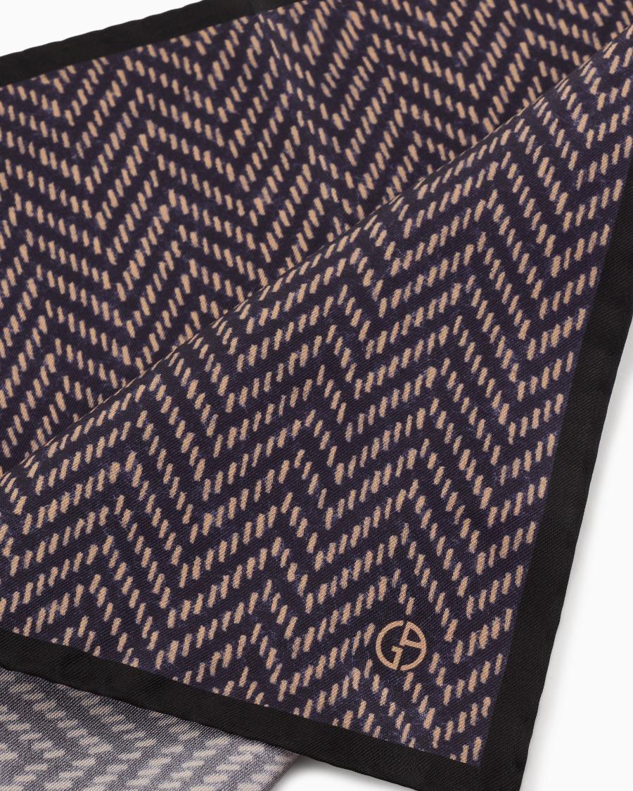 The world of armani POCHETTE DA TASCHINO IN SETA STAMPATA ASV Negozi Online