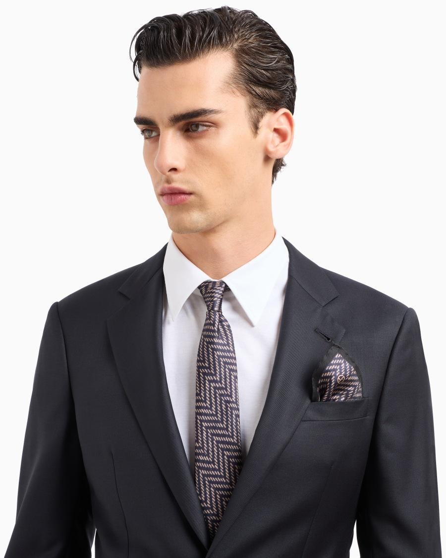 The world of armani POCHETTE DA TASCHINO IN SETA STAMPATA ASV Negozi Online