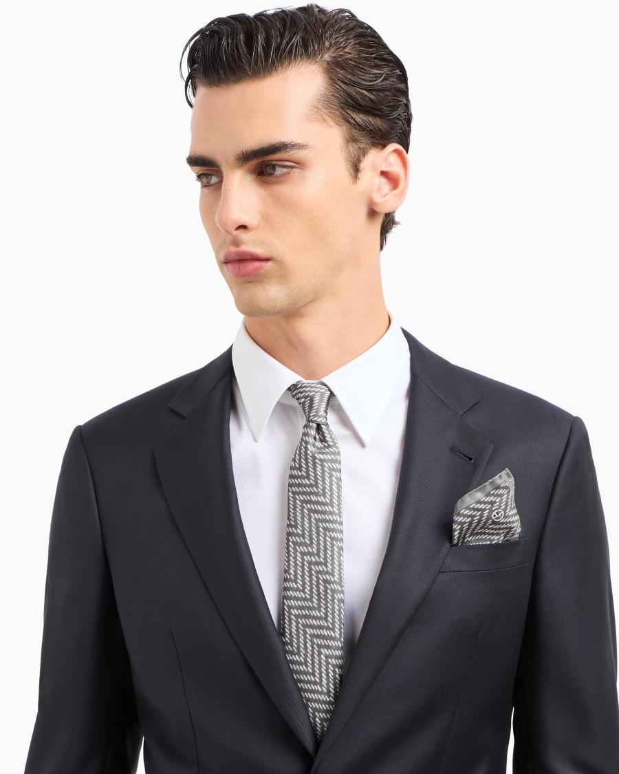 The world of armani POCHETTE DA TASCHINO IN SETA STAMPATA ASV Shopping Online