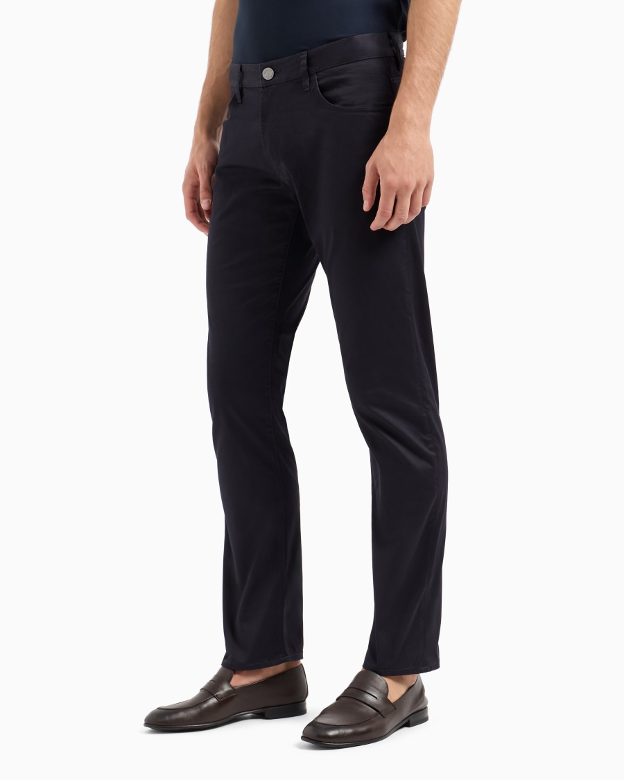 The world of armani PANTALONE 5 TASCHE REGULAR FIT IN COTONE STRETCH Sottocosto