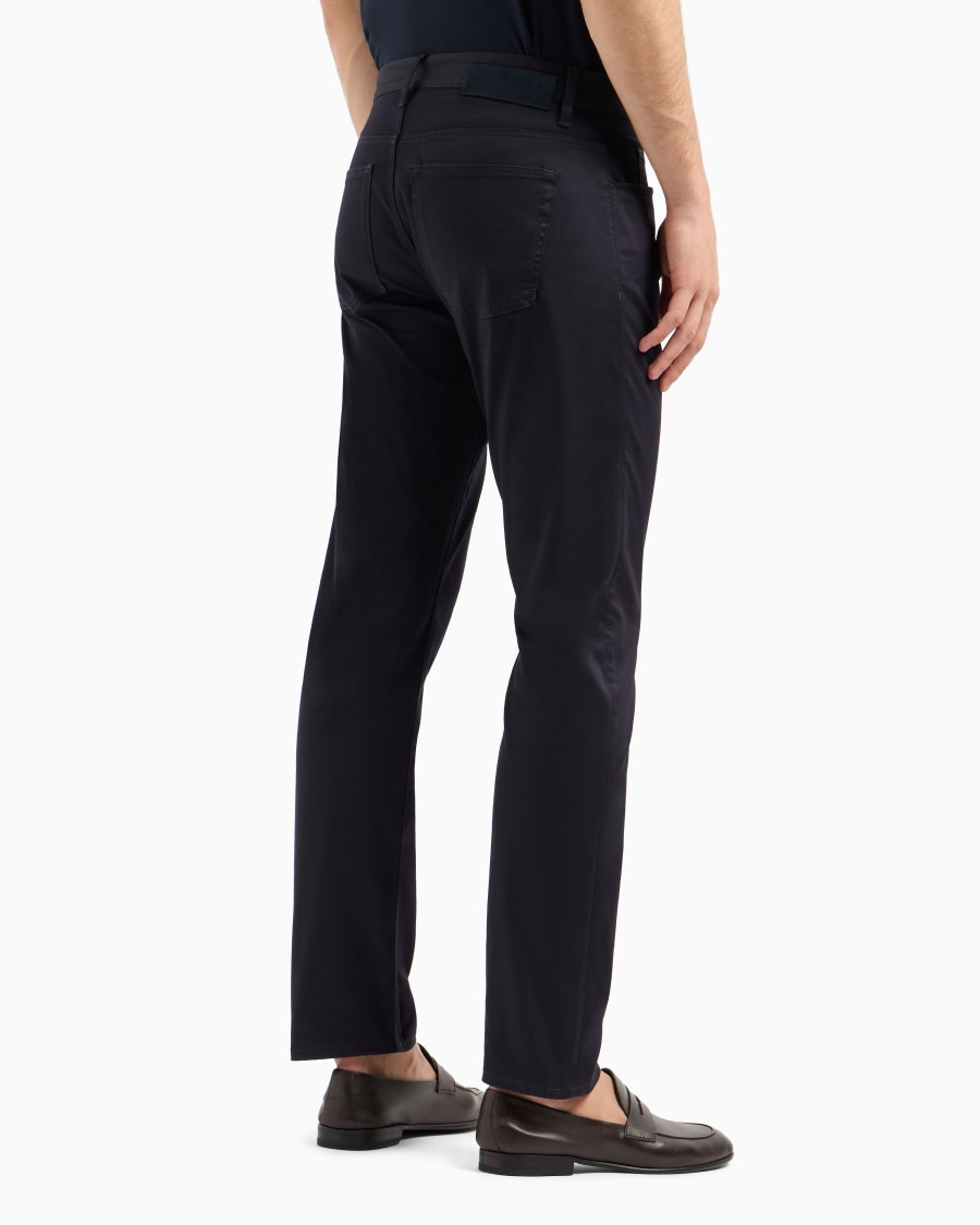 The world of armani PANTALONE 5 TASCHE REGULAR FIT IN COTONE STRETCH Sottocosto