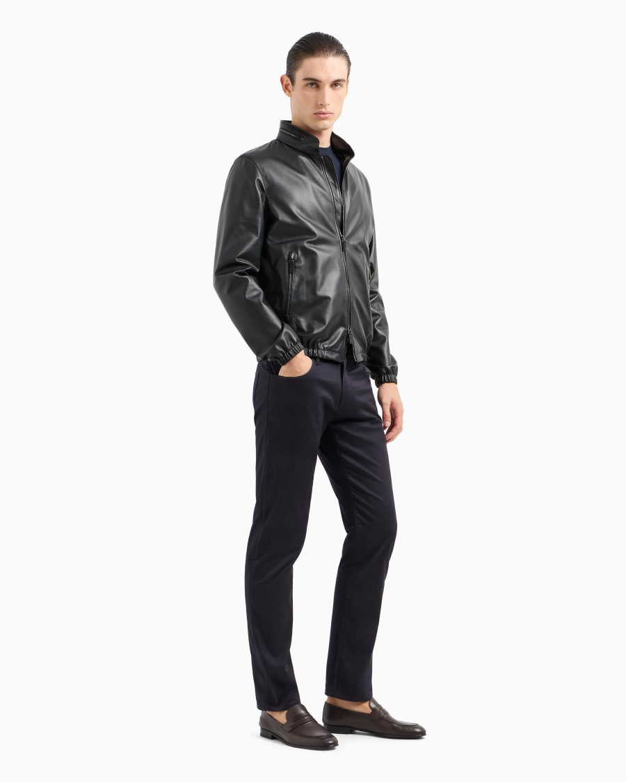 The world of armani PANTALONE 5 TASCHE REGULAR FIT IN COTONE STRETCH Sottocosto
