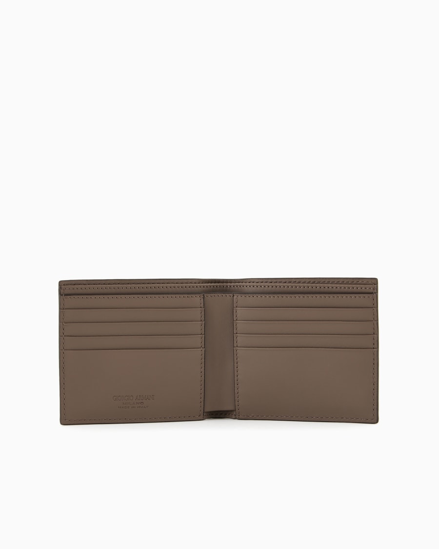 The world of armani PORTAFOGLI BIFOLD IN PELLE STAMPATA Convenienza
