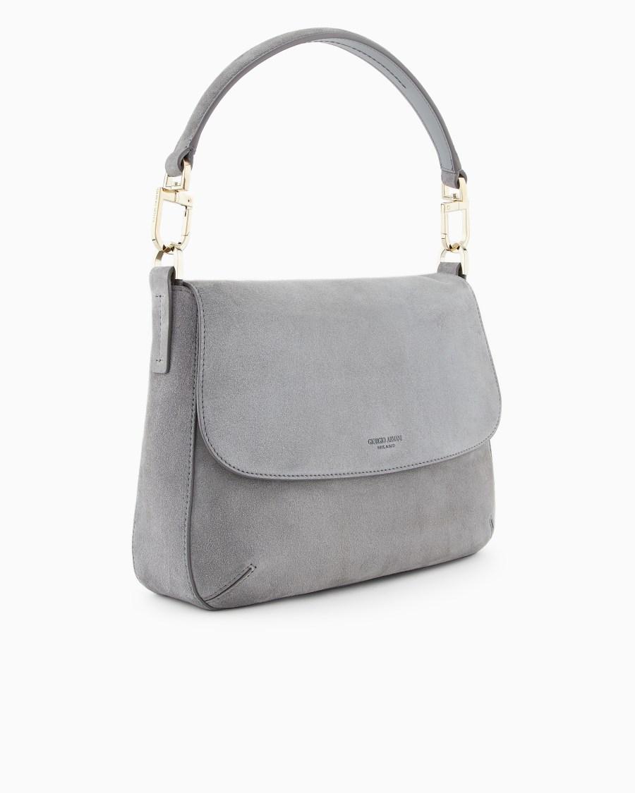 The world of armani BORSA A MANO MEDIA LA PRIMA SOFT IN SUEDE ASV I Più Venduti
