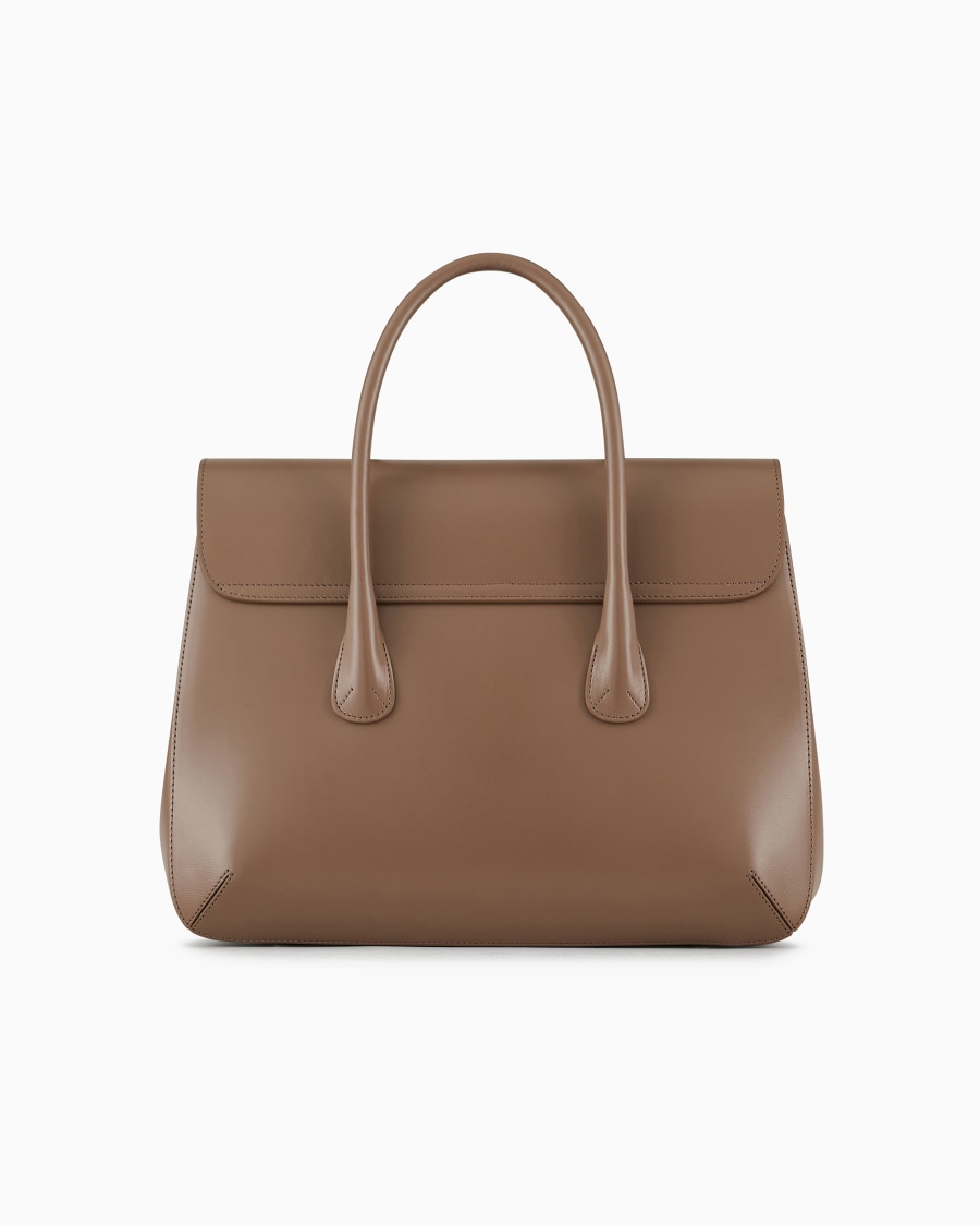 The world of armani BAULETTO GRANDE LA PRIMA IN PELLE PALMELLATA Nuovo