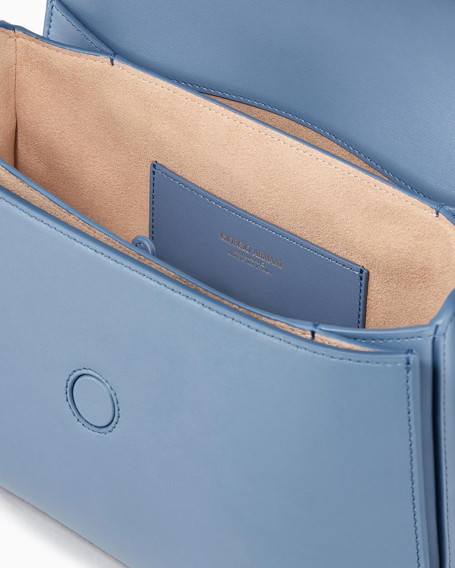 The world of armani BORSA MEDIA LA PRIMA IN PELLE PALMELLATA Qualità