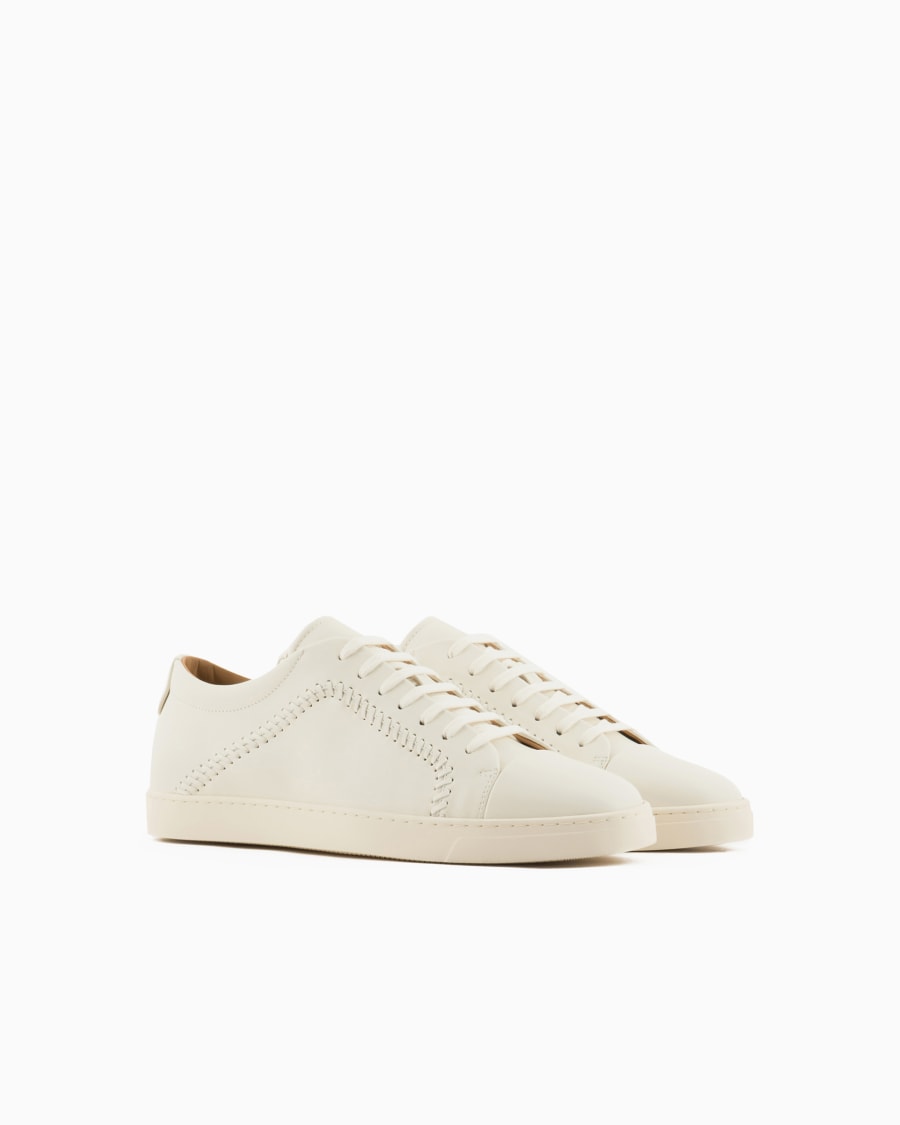 The world of armani SNEAKERS IN NAPPA Vendita Calda