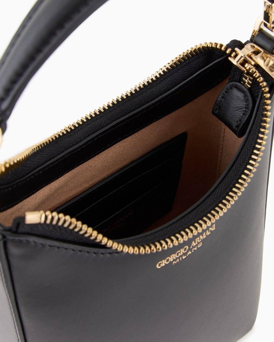 The world of armani HOBO BAG PICCOLA LA PRIMA IN PELLE Sottocosto