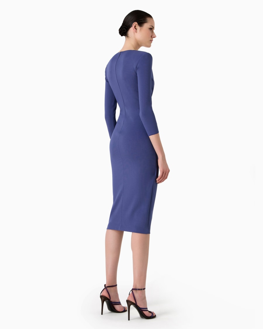 The world of armani ABITO LONGUETTE IN MISTO VISCOSA PUNTO MILANO Sconto