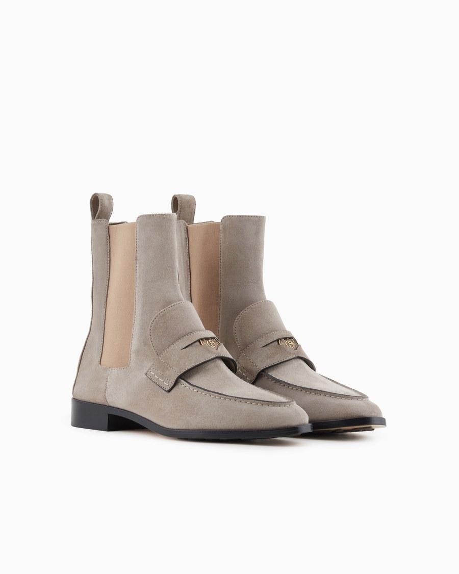 The world of armani STIVALETTI IN SUEDE Vendite Flash